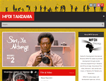 Tablet Screenshot of mfditanzania.com